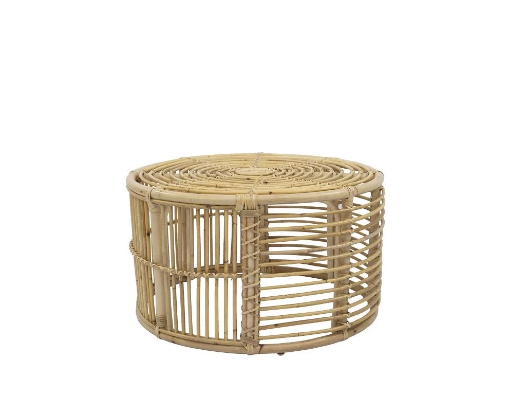 Lot De 2 Tables Basses LANDIS - Rotin - Coloris : Naturel 6 Lot De 2 Tables Basses LANDIS - Rotin - Coloris : Naturel – Image 4