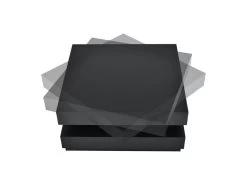 Table Basse Avec Plateau Tournant Panneau De Fibre De Bois 76 X 76 Cm Noir 03_0004129 -Vous savez quand c'est un magasin de meubles. table basse 8853097