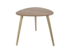 BRUNA - Lot De 2 Tables Gigognes Triangulaires Effet Bois -Vous savez quand c'est un magasin de meubles. table basse 9172229