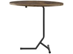 Table D'appoint Ovale Karlebo 55 X 60 X 30 Cm Effet Bois Foncé [en.casa] -Vous savez quand c'est un magasin de meubles. table basse 9458249