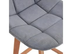 OWEN - Chaise De Bar Scandinave Tissu Gris Pied Hêtre (x4) 10 OWEN - Chaise De Bar Scandinave Tissu Gris Pied Hêtre (x4) -Vous savez quand c'est un magasin de meubles. tabouret de bar 10444265