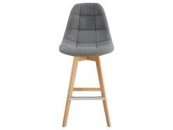 OWEN - Chaise De Bar Scandinave Tissu Gris Pied Hêtre (x4) 11 OWEN - Chaise De Bar Scandinave Tissu Gris Pied Hêtre (x4) -Vous savez quand c'est un magasin de meubles. tabouret de bar 10444267