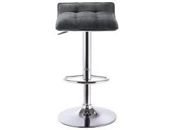 Tabourets De Bar En Lin 2 Pièces Et Réglables En Hauteur Gris 19_0000625 -Vous savez quand c'est un magasin de meubles. tabouret de bar 10445861