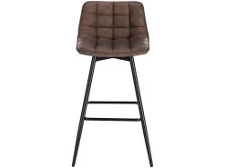 Tabouret De Bar Avec Revêtement En Synthétique Marron 19_0000230 -Vous savez quand c'est un magasin de meubles. tabouret de bar 10446263