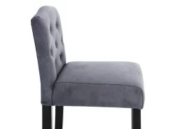 Tabouret De Bar En Lin Avec Structure En Bois Lot De 2 Pièces Gris Foncé 19_0000442 -Vous savez quand c'est un magasin de meubles. tabouret de bar 10446433