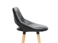 Tabouret De Bar En Synthétique Avec Dossier Et Repose-pieds Lot De 2 Piècesnoir19_0000552 -Vous savez quand c'est un magasin de meubles. tabouret de bar 10446601