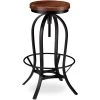 Tabouret De Bar Industriel Design Industriel Pivotant Chaise Ronde Fer Et Bois 13_0002767 -Vous savez quand c'est un magasin de meubles. tabouret de bar 10446723
