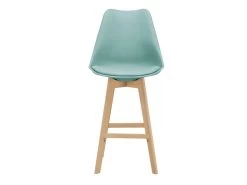 Lot De 2 Tabourets De Bar Siège Avec Dossier Et Repose Pied 105 Cm Vert 03_0002780 -Vous savez quand c'est un magasin de meubles. tabouret de bar 10446799