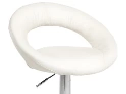 Lot De 2 Tabourets De Bar JEFF - Cuir Blanc -Vous savez quand c'est un magasin de meubles. tabouret de bar 188561