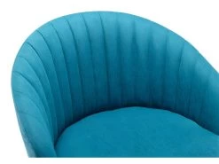 Lot De 2 Tabourets De Bar En Tissu Et Métal - Bleu - DORALIZ 19 Lot De 2 Tabourets De Bar En Tissu Et Métal - Bleu - DORALIZ -Vous savez quand c'est un magasin de meubles. tabouret de bar 494023