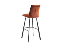 Lot De 2 Tabourets De Bar - Velours Et Métal - Terracotta - INDILANE 12 Lot De 2 Tabourets De Bar - Velours Et Métal - Terracotta - INDILANE -Vous savez quand c'est un magasin de meubles. tabouret de bar 498355
