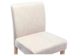 Lot De 2 Tabourets De Bar - Tissu - Beige - ROVIGO -Vous savez quand c'est un magasin de meubles. tabouret de bar 499985