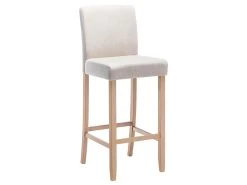Lot De 2 Tabourets De Bar - Tissu - Beige - ROVIGO -Vous savez quand c'est un magasin de meubles. tabouret de bar 499987
