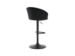 Lot De 2 Tabourets De Bar En Velours Et Métal - Noir - DORALIZ 15 Lot De 2 Tabourets De Bar En Velours Et Métal - Noir - DORALIZ -Vous savez quand c'est un magasin de meubles. tabouret de bar 569783