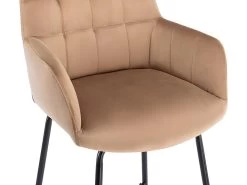 Lot De 2 Tabourets De Bar En Velours Et Métal - Beige - PEGA De Pascal MORABITO 17 Lot De 2 Tabourets De Bar En Velours Et Métal - Beige - PEGA De Pascal MORABITO -Vous savez quand c'est un magasin de meubles. tabouret de bar 569919