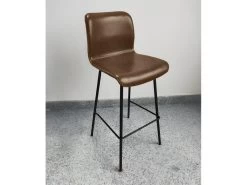 BOSTON - Tabouret De Bar Aspect Cuir Marron 9 BOSTON - Tabouret De Bar Aspect Cuir Marron -Vous savez quand c'est un magasin de meubles. tabouret de bar 9145059