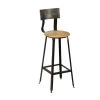 FORGE - Tabouret De Bar Bois Et Acier -Vous savez quand c'est un magasin de meubles. tabouret de bar 9145091