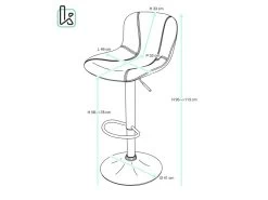 KAYELLES Lot De 2 Tabourets De Bar Design Effet Vieilli BASE (Marron) -Vous savez quand c'est un magasin de meubles. tabouret de bar 9145407