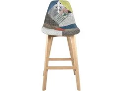 KAYELLES Lot De 2 Tabouret Chaise De Bar Patchwork Tissu SLICK (patchwork Floral) -Vous savez quand c'est un magasin de meubles. tabouret de bar 9145533