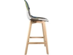 KAYELLES Lot De 2 Tabouret Chaise De Bar Patchwork Tissu SLICK (patchwork Floral) -Vous savez quand c'est un magasin de meubles. tabouret de bar 9145535