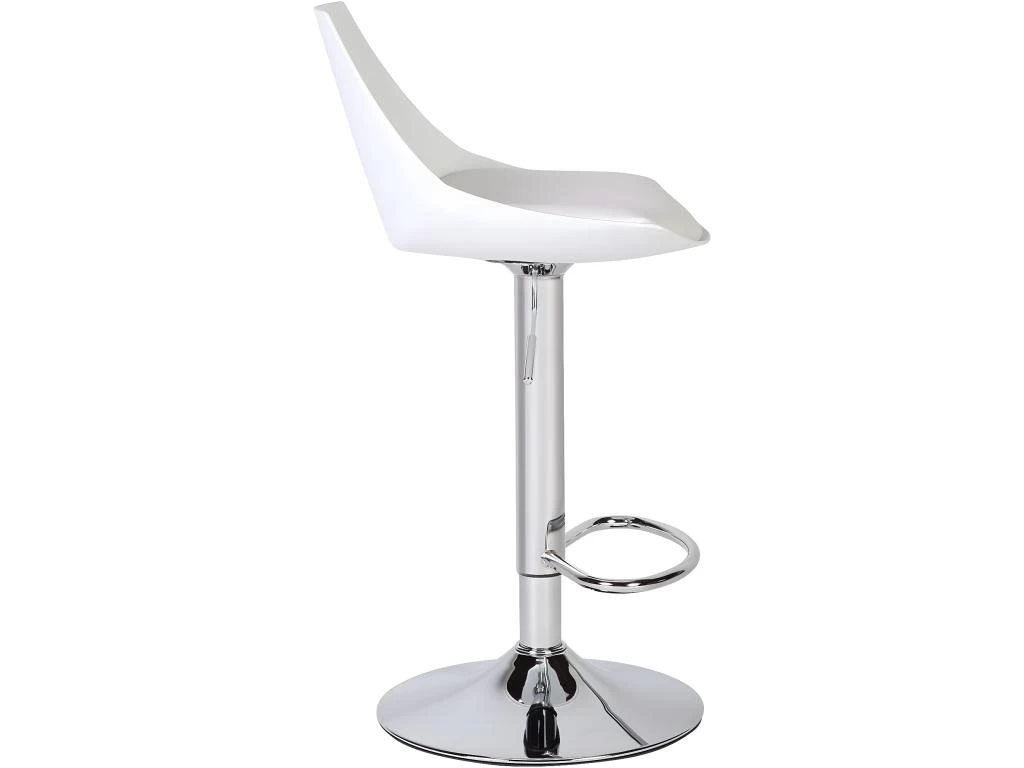 KAYELLES Lot De 2 Tabourets Design Contemporain SONO (blanc) 6 KAYELLES Lot De 2 Tabourets Design Contemporain SONO (blanc) – Image 4