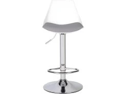KAYELLES Lot De 2 Tabourets Design Contemporain SONO (Blanc Gris) -Vous savez quand c'est un magasin de meubles. tabouret de bar 9146391