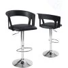 KAYELLES Lot De 2 Tabourets De Bar Design Avec Accoudoirs AYO (noir) -Vous savez quand c'est un magasin de meubles. tabouret de bar 9146579