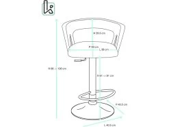 KAYELLES Lot De 2 Tabourets De Bar Design Avec Accoudoirs AYO (noir) 11 KAYELLES Lot De 2 Tabourets De Bar Design Avec Accoudoirs AYO (noir) -Vous savez quand c'est un magasin de meubles. tabouret de bar 9146587