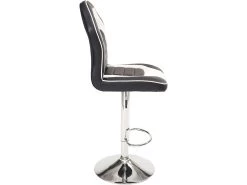 KAYELLES Lot De 2 Chaises De Bar Racing BENI (noir & Blanc) -Vous savez quand c'est un magasin de meubles. tabouret de bar 9146709