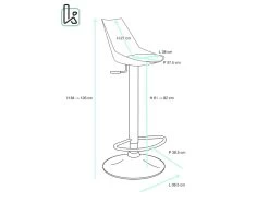 KAYELLES Lot De 2 Tabourets Design Contemporain SONO (Velours Gris) -Vous savez quand c'est un magasin de meubles. tabouret de bar 9147041