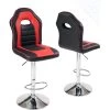 KAYELLES Lot De 2 Chaise De Bar Racing BENI (noir-rouge) -Vous savez quand c'est un magasin de meubles. tabouret de bar 9147043
