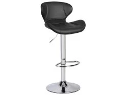 KAYELLES Tabouret De Bar Design Contemporain Simili FARO (noir) -Vous savez quand c'est un magasin de meubles. tabouret de bar 9148011