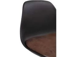 KAYELLES Lot De 2 Tabourets De Bar Design Réglable Pivotant SIG (Noir Intégral - Marron) -Vous savez quand c'est un magasin de meubles. tabouret de bar 9148241