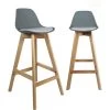 KAYELLES Lot De 2 Chaises De Bar Scandinave MALI (Girs) -Vous savez quand c'est un magasin de meubles. tabouret de bar 9148397