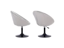 Tabouret De Bar En Velours Gris EDGAR - HAPPY GARDEN 9 Tabouret De Bar En Velours Gris EDGAR - HAPPY GARDEN -Vous savez quand c'est un magasin de meubles. tabouret de bar 9217269