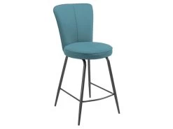 PARIL - Lot De 6 Tabourets De Bar Matelassés Bleus -Vous savez quand c'est un magasin de meubles. tabouret de bar 9217635