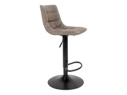 MAGNUS - Lot De 2 Tabourets Acier Et Tissu Marron Clair -Vous savez quand c'est un magasin de meubles. tabouret de bar 9217661