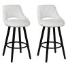 NIELS - Lot De 2 Tabourets Blancs 1 NIELS - Lot De 2 Tabourets Blancs -Vous savez quand c'est un magasin de meubles. tabouret de bar 9217805