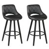 NIELS - Lot De 2 Tabourets Noir -Vous savez quand c'est un magasin de meubles. tabouret de bar 9217871