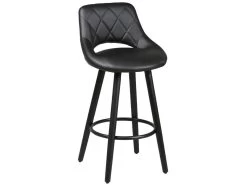 NIELS - Lot De 2 Tabourets Noir 6 NIELS - Lot De 2 Tabourets Noir -Vous savez quand c'est un magasin de meubles. tabouret de bar 9217873