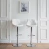 Lot De 2 Tabourets De Bar Blanc JASPER - HAPPY GARDEN -Vous savez quand c'est un magasin de meubles. tabouret de bar 9218775