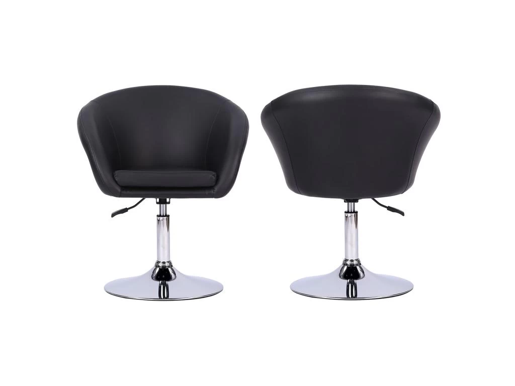 Tabouret De Bar En Simili Noir GABIN - HAPPY GARDEN 6 Tabouret De Bar En Simili Noir GABIN - HAPPY GARDEN – Image 4