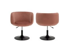 Tabouret De Bar En Velours Rose NOLAN - HAPPY GARDEN 11 Tabouret De Bar En Velours Rose NOLAN - HAPPY GARDEN -Vous savez quand c'est un magasin de meubles. tabouret haut 10779265