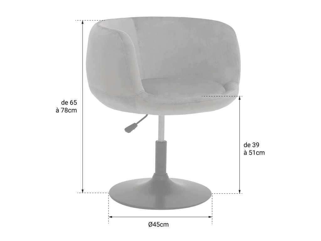 Tabouret De Bar En Velours Rose NOLAN - HAPPY GARDEN 7 Tabouret De Bar En Velours Rose NOLAN - HAPPY GARDEN – Image 5