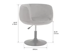 Tabouret De Bar En Velours Bleu NOLAN - HAPPY GARDEN 12 Tabouret De Bar En Velours Bleu NOLAN - HAPPY GARDEN -Vous savez quand c'est un magasin de meubles. tabouret haut 10779869