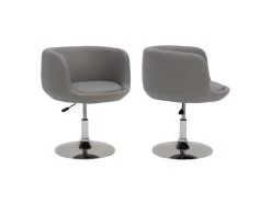 Tabouret De Bar Gris NOLAN - HAPPY GARDEN -Vous savez quand c'est un magasin de meubles. tabouret haut 10779901