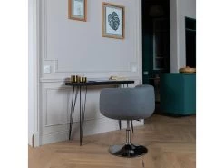 Tabouret De Bar Gris NOLAN - HAPPY GARDEN -Vous savez quand c'est un magasin de meubles. tabouret haut 10779907