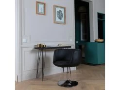 Tabouret De Bar Noir NOLAN - HAPPY GARDEN