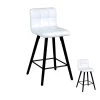 Duo De Tabourets De Bar Blanc - FUN