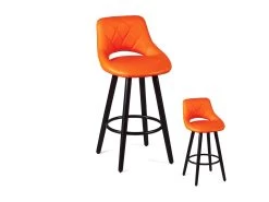 Duo De Tabourets De Bar Orange - KOLO